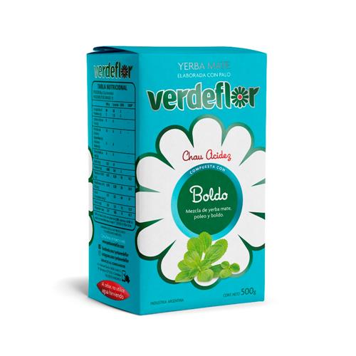 Verdeflor - Yerba Mate Boldo Con Palo Paquete 500gr