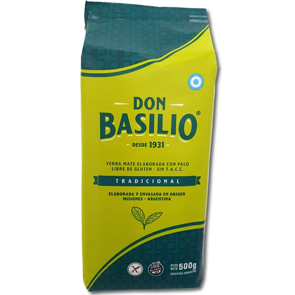 Don Basilio - Yerba Mate Tradicional 500gr