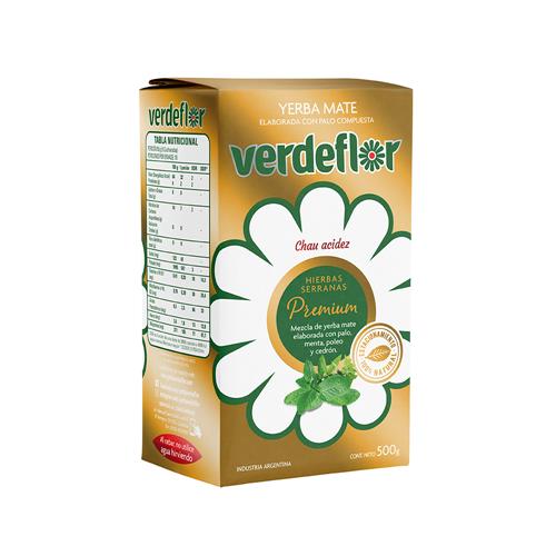Verdeflor - Yerba Mate Premium Verde Flor Paquete 500gr