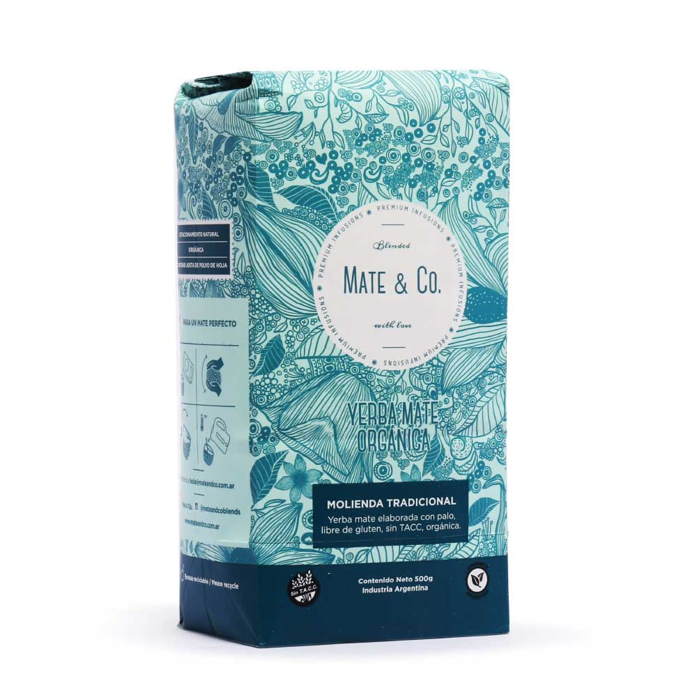 Mate & Co - Yerba Mate Organica Molienda Especial 500gr