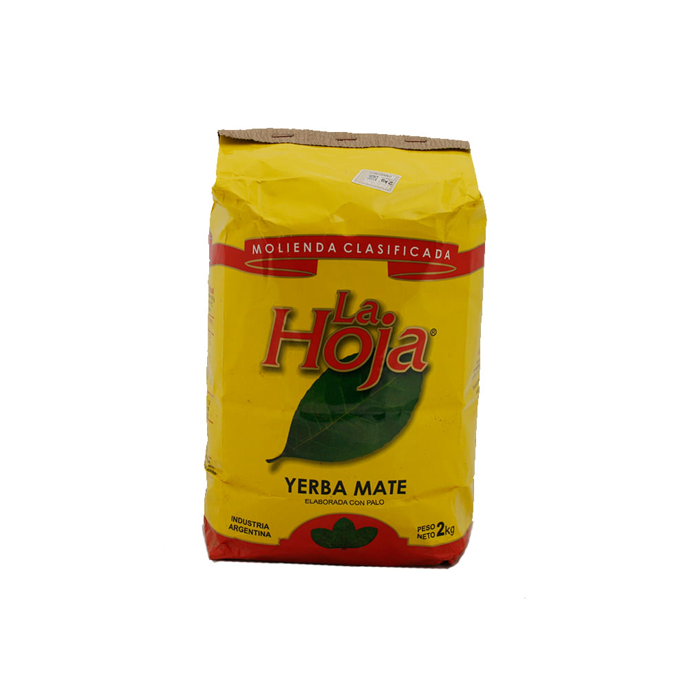 La Hoja - Yerba Mate Con Palo 1kg