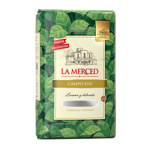 La Merced - Yerba Mate Con Palo Paquete 1kg