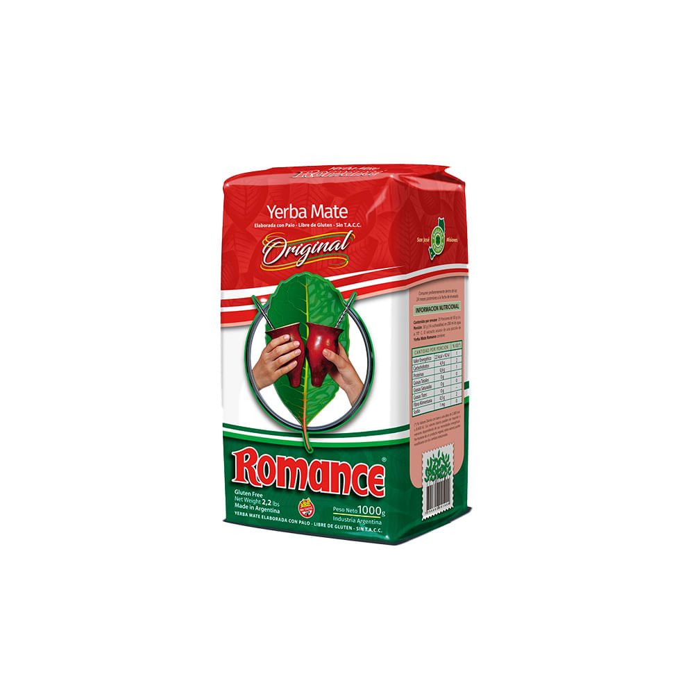 Romance - Yerba Mate Con Palo Original 1kg