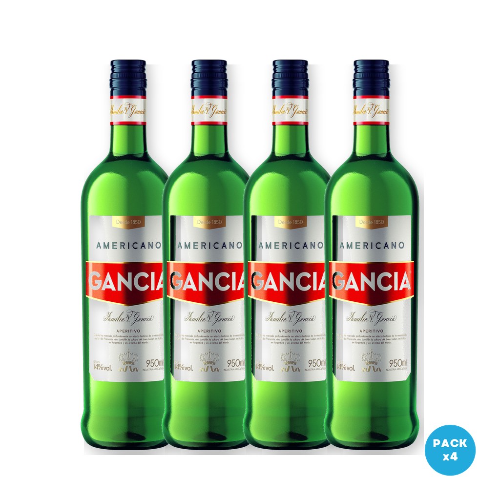 Gancia – Americano 950ml – 4 unidades Gancia - Americano 950ml - 4 unidades