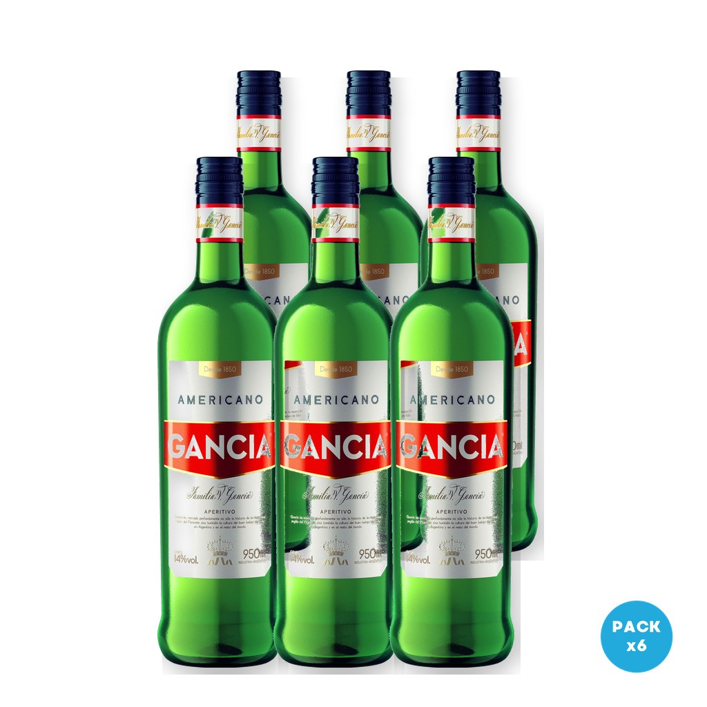 Gancia – Americano 950ml – 6 unidades Gancia - Americano 950ml - 6 unidades