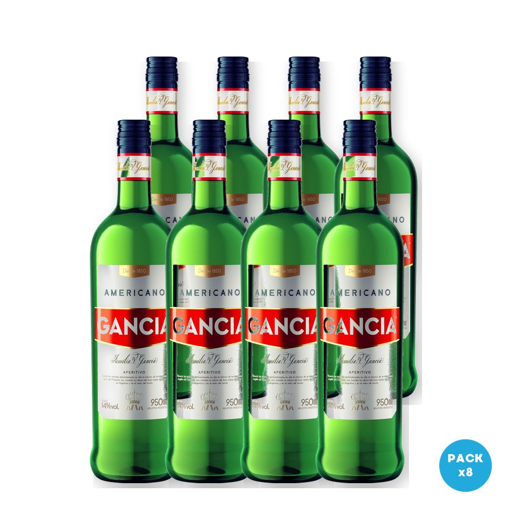 Gancia – Americano 950ml – 8 unidades Gancia - Americano 950ml - 8 unidades