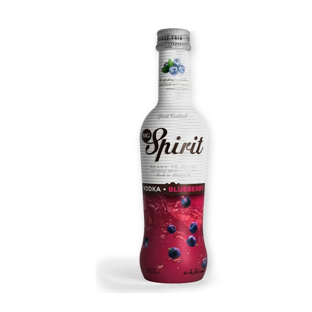 Mg Spirit - Aperitivo Preparado Vodka Blueberry 275ml - 1 unidad
