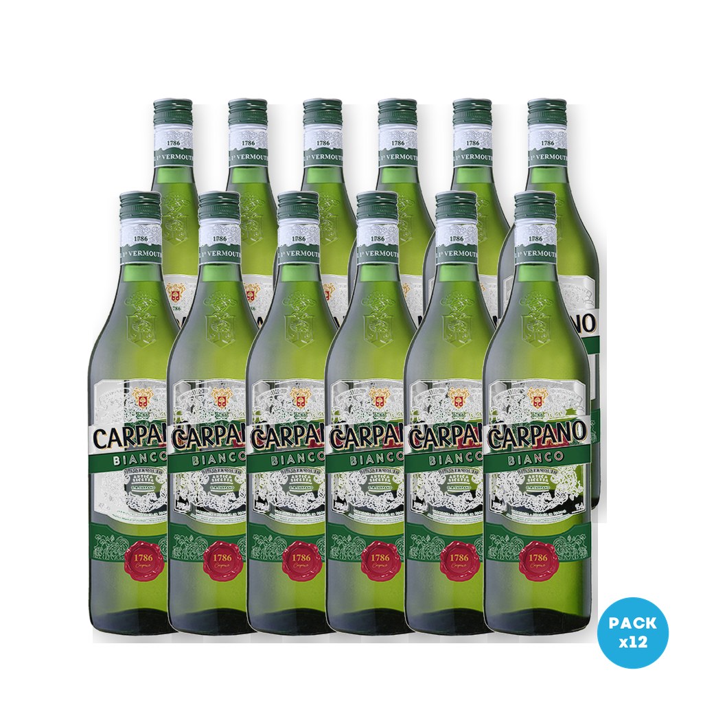 Carpano – Vermouth Bianco 950ml – 12 unidades Carpano - Vermouth Bianco 950ml - 12 unidades