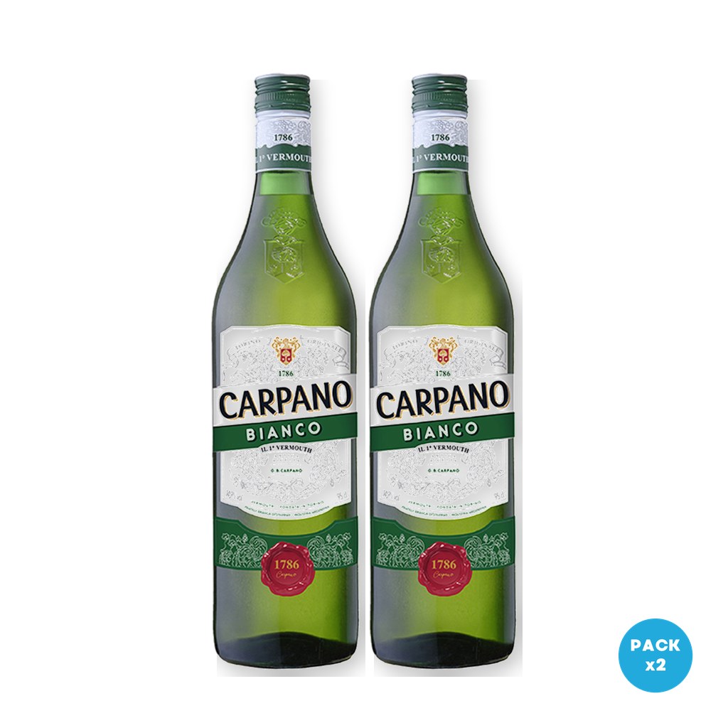 Carpano – Vermouth Bianco 950ml – 2 unidades Carpano - Vermouth Bianco 950ml - 2 unidades