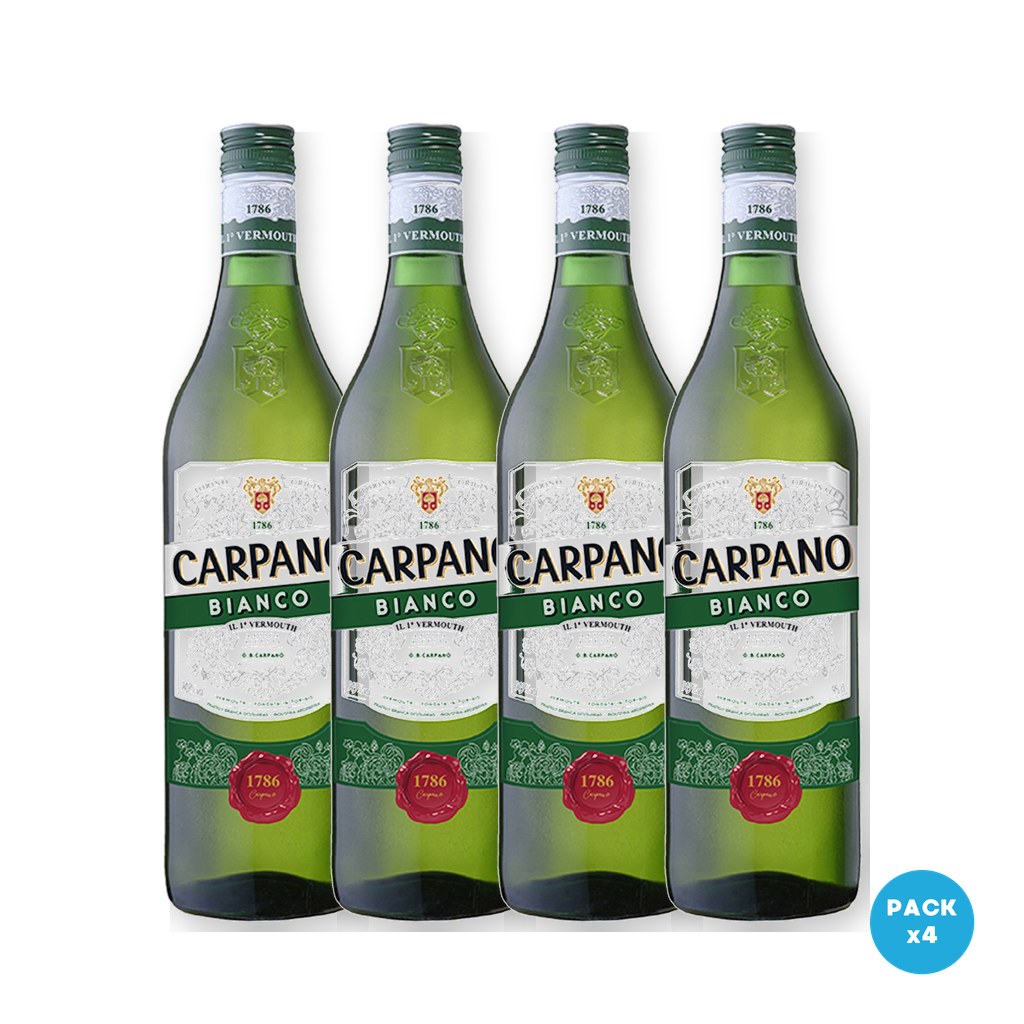 Carpano – Vermouth Bianco 950ml – 4 unidades Carpano - Vermouth Bianco 950ml - 4 unidades