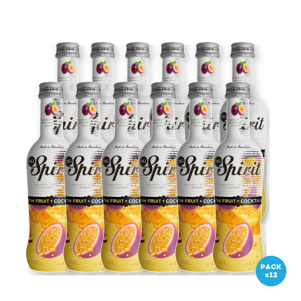 Mg Spirit – Aperitivo Preparado Vodka Maracuya 257ml – 12 unidades Mg Spirit - Aperitivo Preparado Vodka Maracuya 257ml - 12 unidades