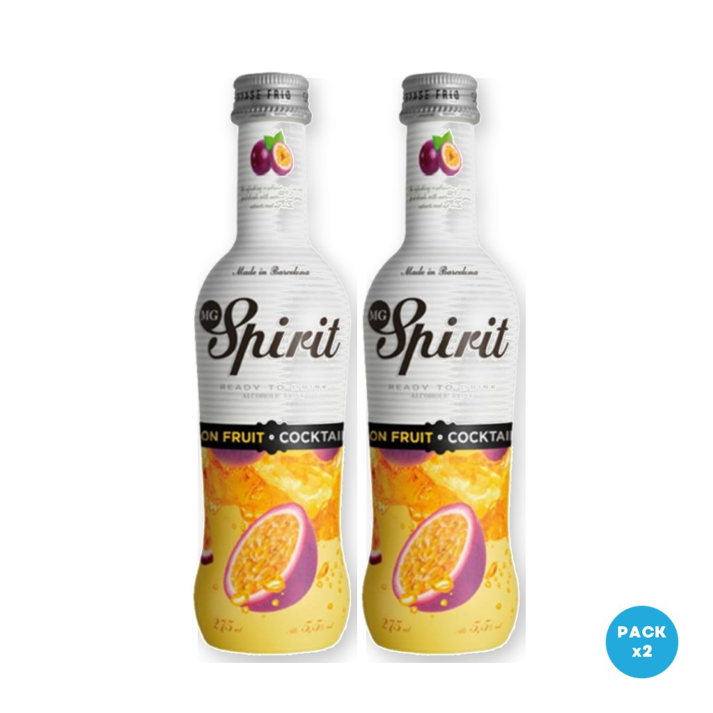 Mg Spirit – Aperitivo Preparado Vodka Maracuya 257ml – 2 unidades Mg Spirit - Aperitivo Preparado Vodka Maracuya 257ml - 2 unidades