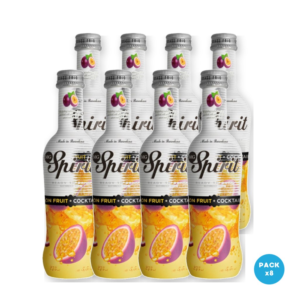 Mg Spirit – Aperitivo Preparado Vodka Maracuya 257ml – 8 unidades Mg Spirit - Aperitivo Preparado Vodka Maracuya 257ml - 8 unidades