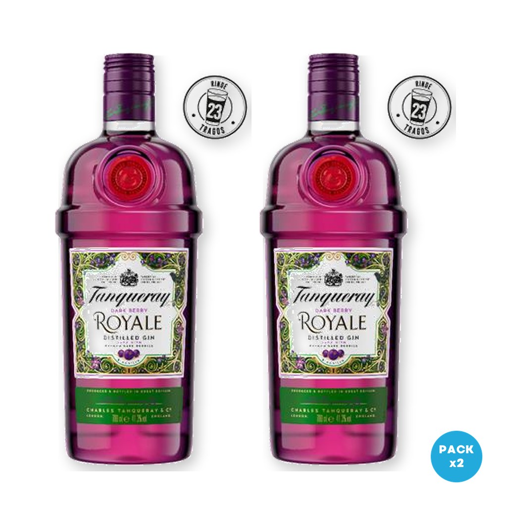 Tanqueray – Gin Dark Berry Roy 700ml – 2 unidades Tanqueray - Gin Dark Berry Roy 700ml - 2 unidades