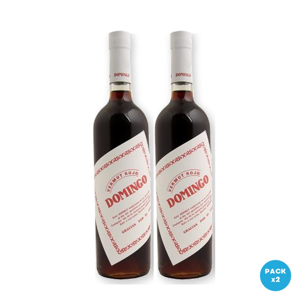 Domingo – Vermouth Rojo 750ml – 2 unidades Domingo - Vermouth Rojo 750ml - 2 unidades
