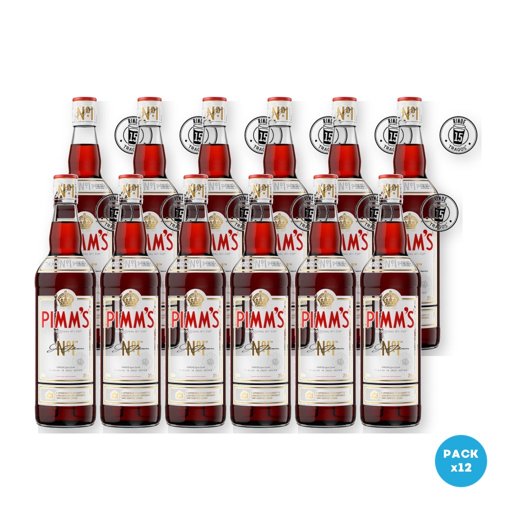 Pimm´S – Aperitivo Bitter 750ml – 12 unidades Pimm´S - Aperitivo Bitter 750ml - 12 unidades