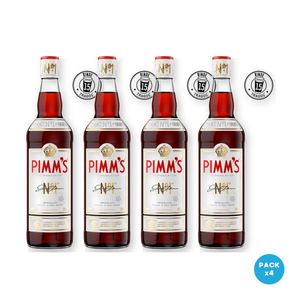 Pimm´S – Aperitivo Bitter 750ml – 4 unidades Pimm´S - Aperitivo Bitter 750ml - 4 unidades