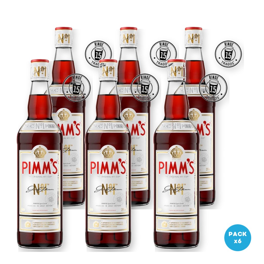 Pimm´S – Aperitivo Bitter 750ml – 6 unidades Pimm´S - Aperitivo Bitter 750ml - 6 unidades