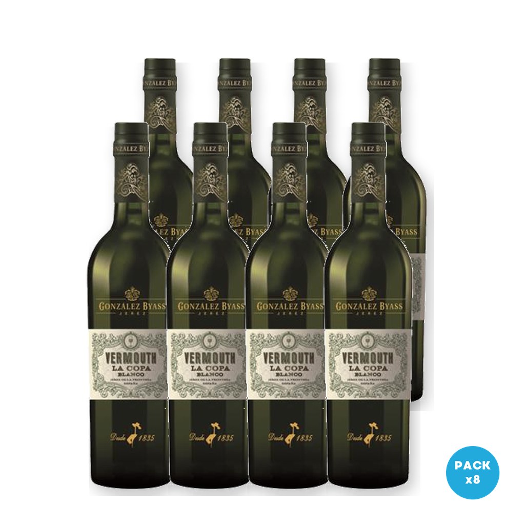 La Copa – Vermouth Gonzalez Byass Blanco 750ml – 8 unidades La Copa - Vermouth Gonzalez Byass Blanco 750ml - 8 unidades