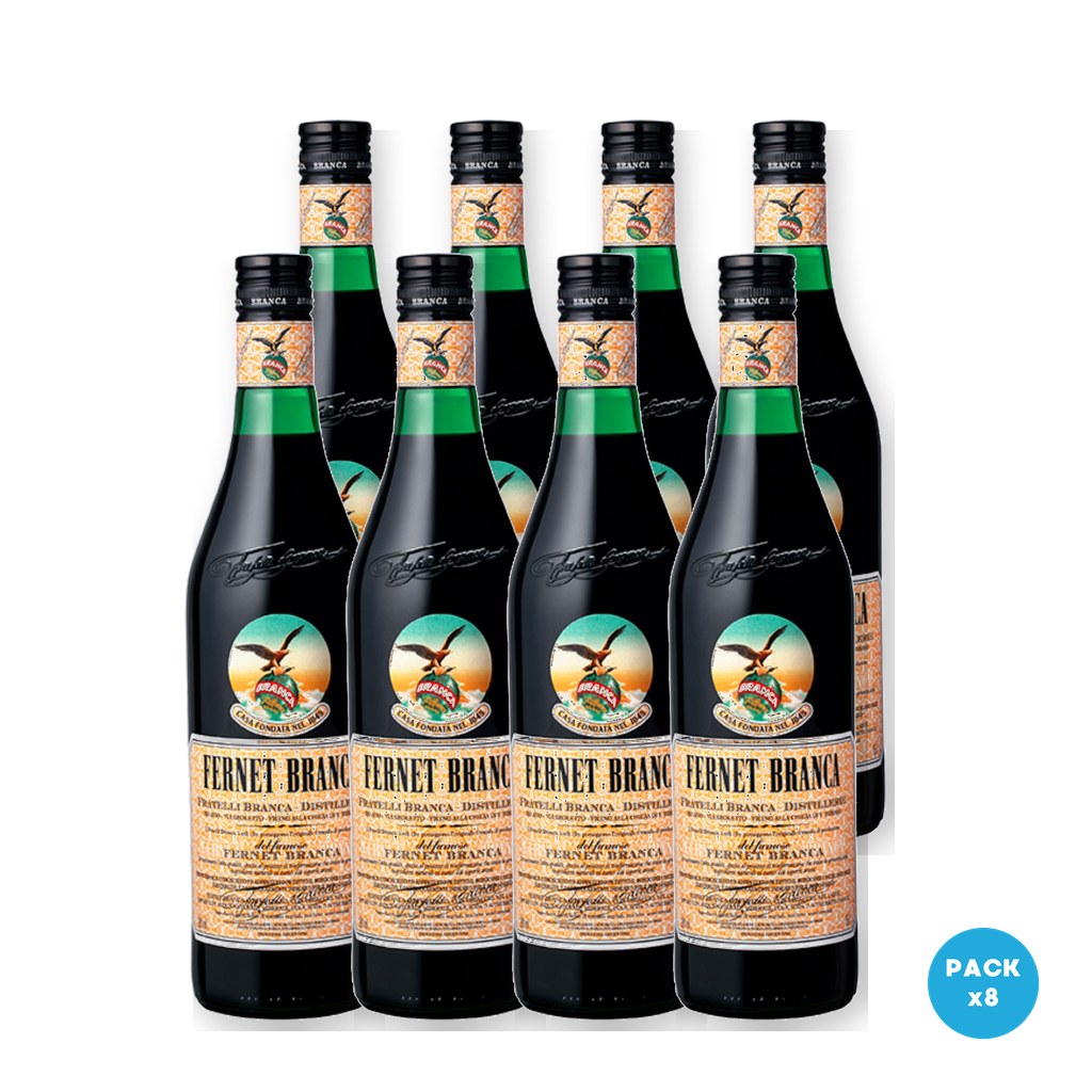 Branca – Fernet 750ml – 8 unidades Branca - Fernet 750ml - 8 unidades