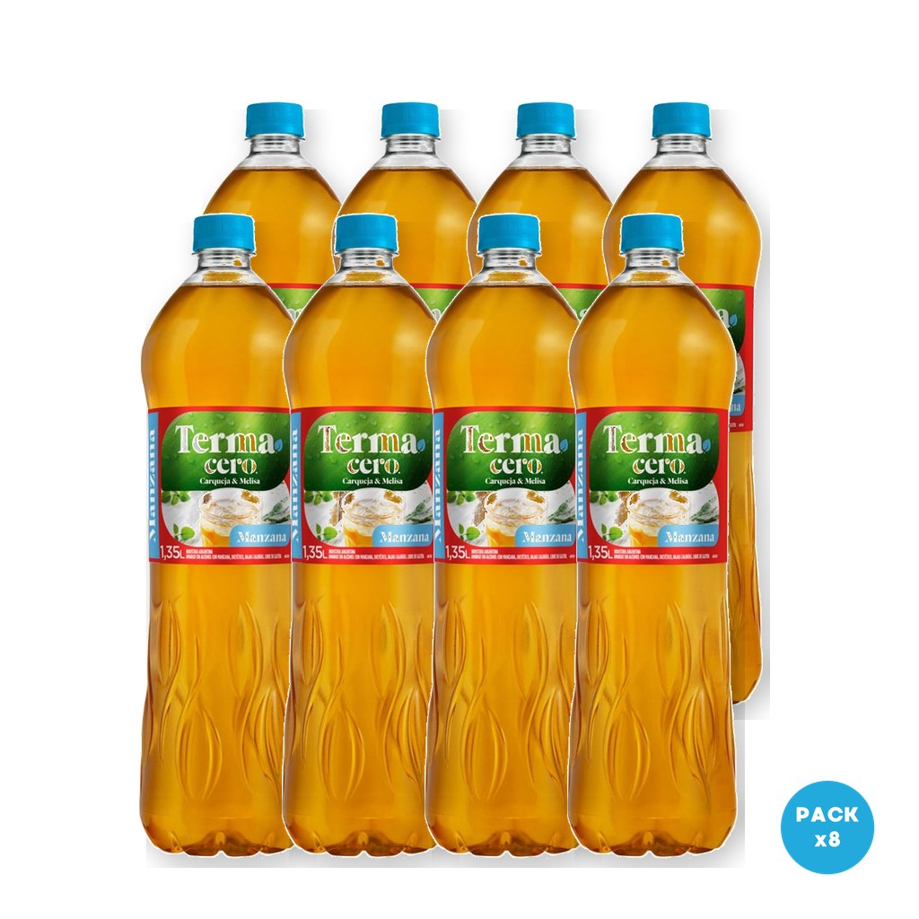 Terma – Aperitivo Sin Alcohol Manzana Cero 1.35L – 8 unidades Terma - Aperitivo Sin Alcohol Manzana Cero 1.35L - 8 unidades