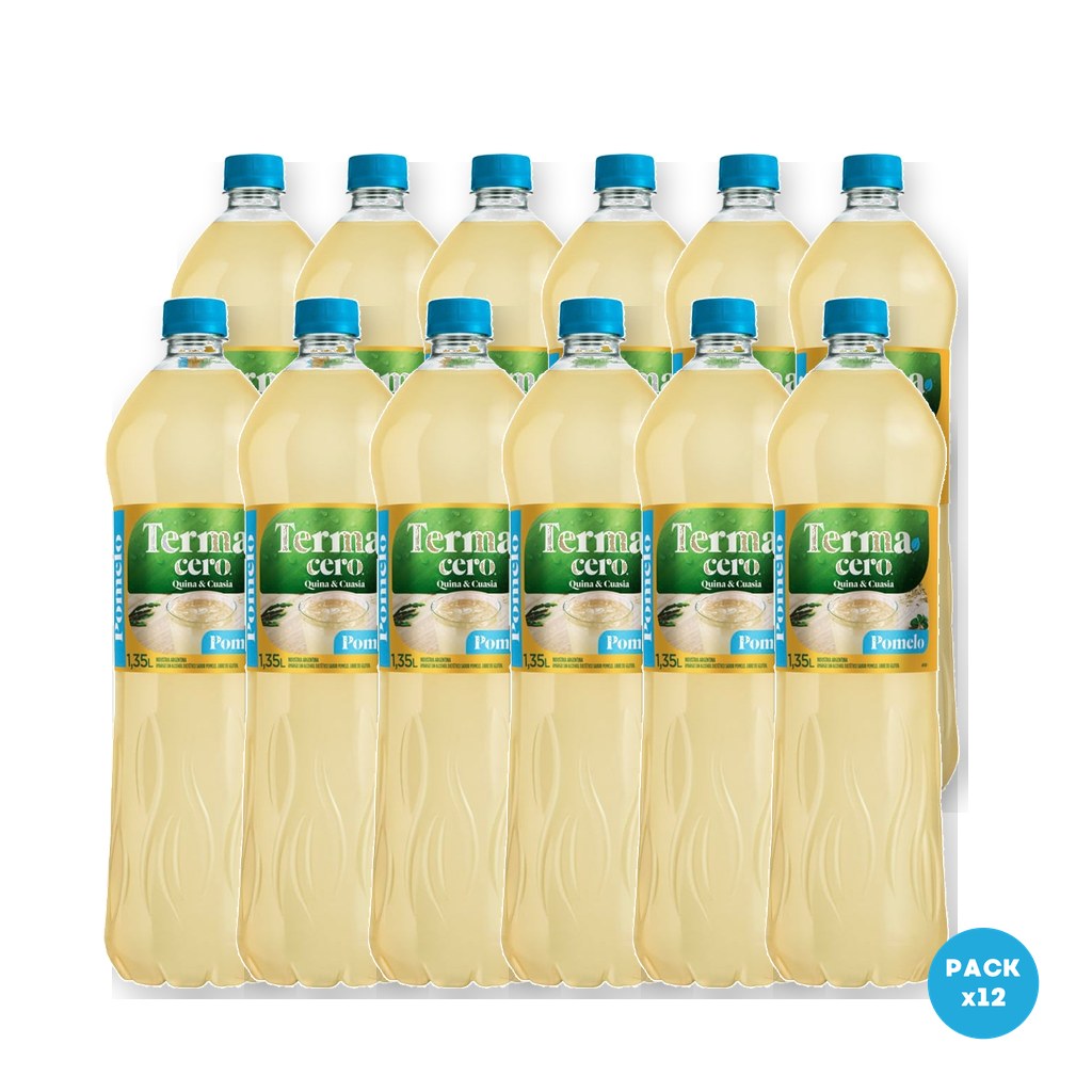 Terma – Aperitivo Sin Alcohol Pomelo Sin Azúcar 1.35L – 12 unidades Terma - Aperitivo Sin Alcohol Pomelo Sin Azúcar 1.35L - 12 unidades