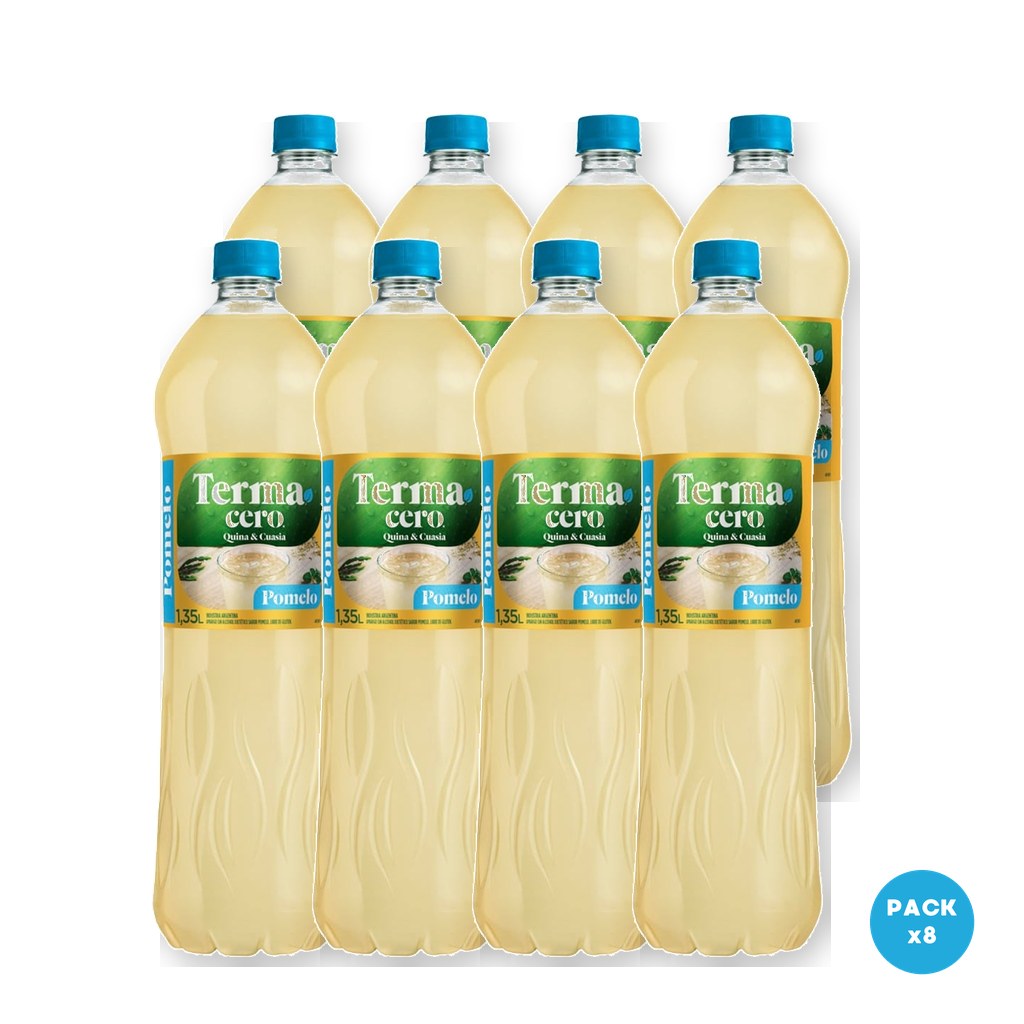 Terma – Aperitivo Sin Alcohol Pomelo Sin Azúcar 1.35L – 8 unidades Terma - Aperitivo Sin Alcohol Pomelo Sin Azúcar 1.35L - 8 unidades