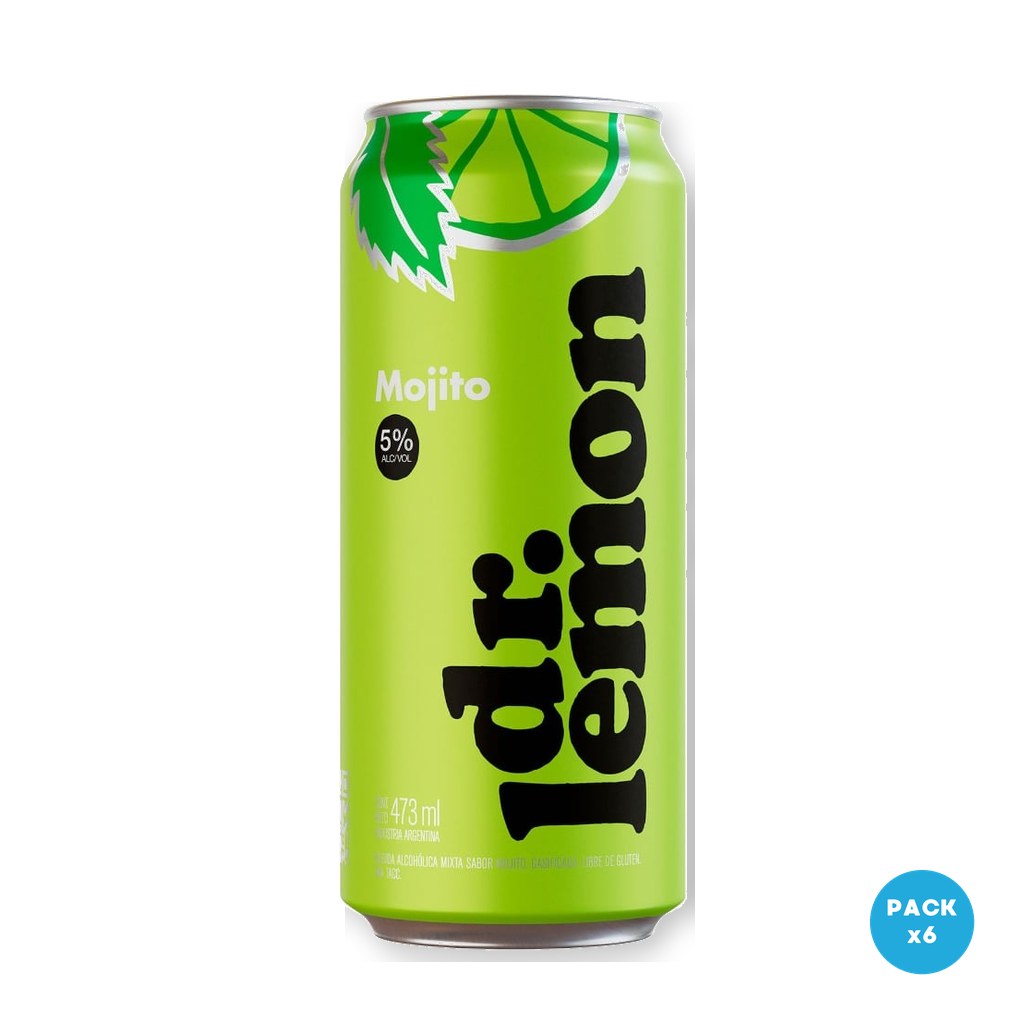 Dr.Lemon - Americano Mojito Lata 473ml - 1 Six Pack