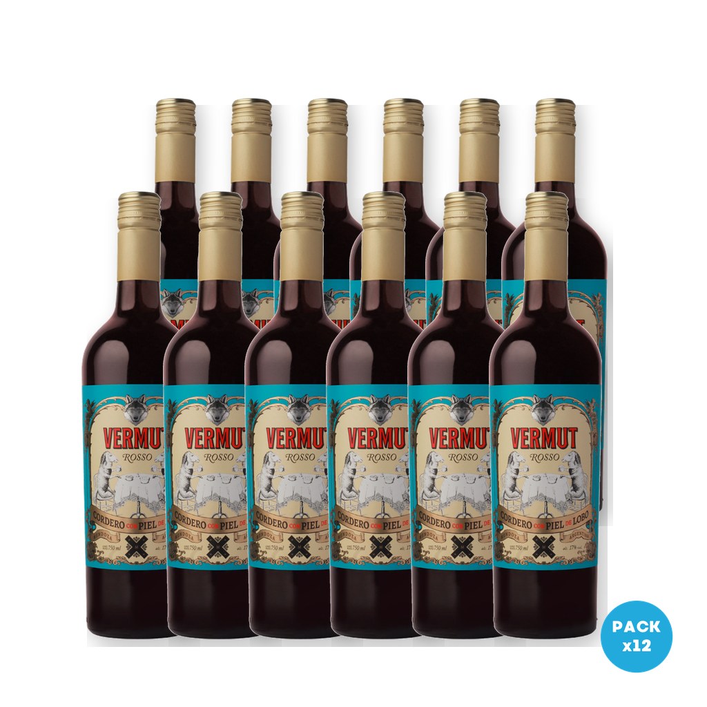 Cordero – Vermut Rosso 750ml – 12 unidades Cordero - Vermut Rosso 750ml - 12 unidades