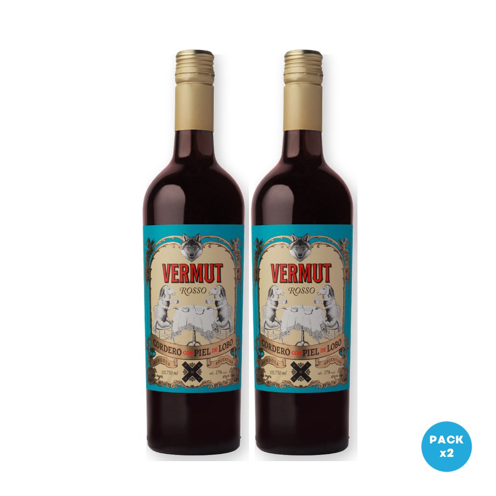 Cordero – Vermut Rosso 750ml – 2 unidades Cordero - Vermut Rosso 750ml - 2 unidades