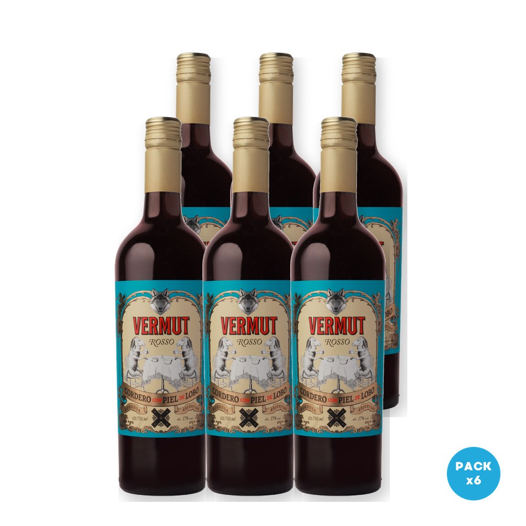 Cordero – Vermut Rosso 750ml – 6 unidades Cordero - Vermut Rosso 750ml - 6 unidades