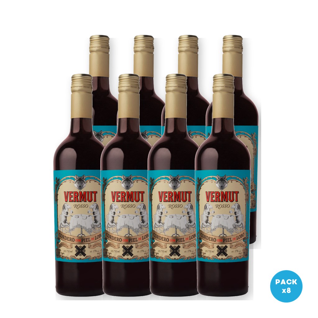 Cordero – Vermut Rosso 750ml – 8 unidades Cordero - Vermut Rosso 750ml - 8 unidades
