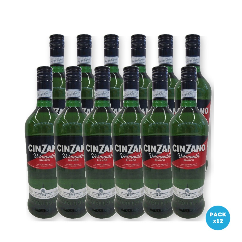 Cinzano – Vermouth Bianco 1L – 12 unidades Cinzano - Vermouth Bianco 1L - 12 unidades