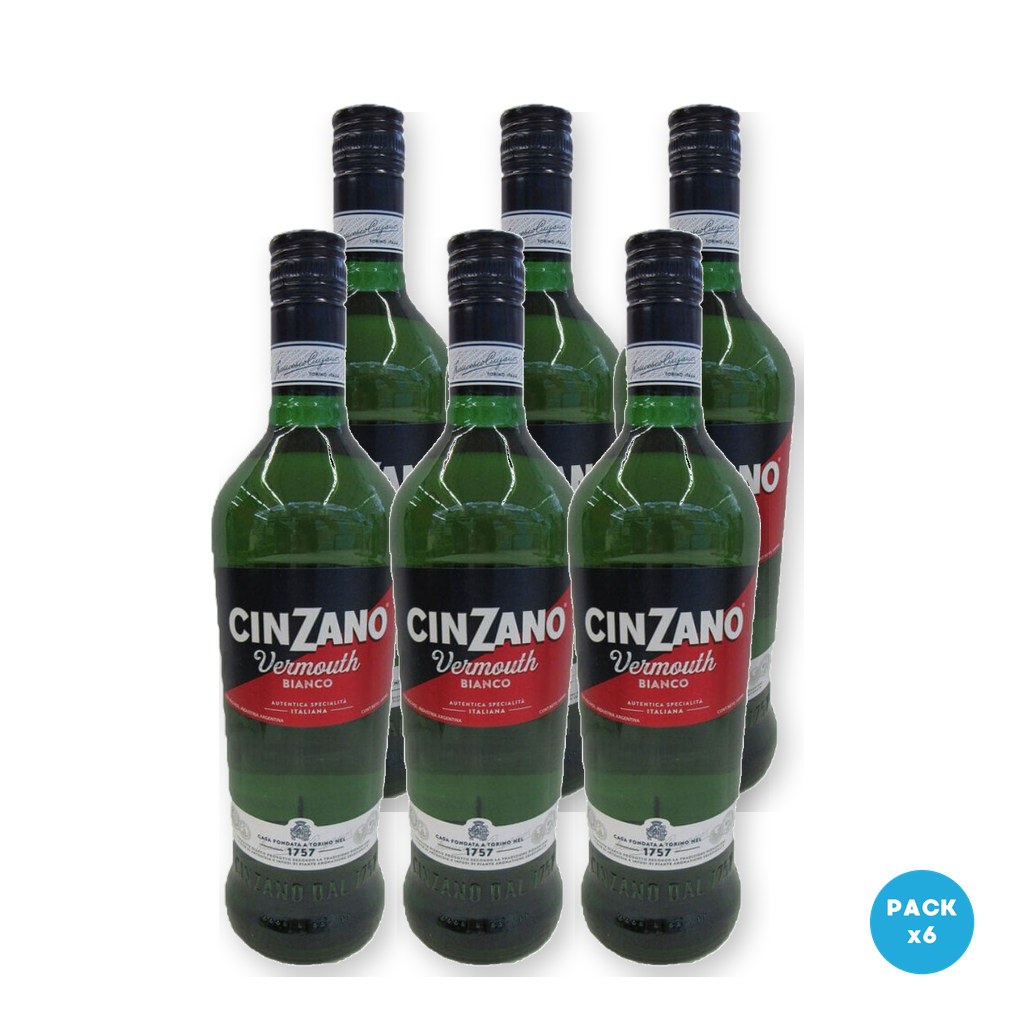 Cinzano – Vermouth Bianco 1L – 6 unidades Cinzano - Vermouth Bianco 1L - 6 unidades