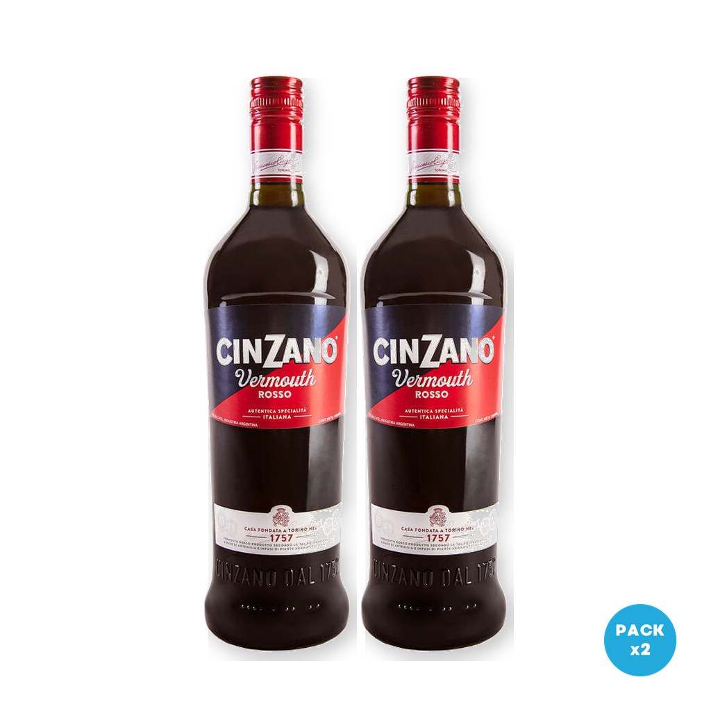 Cinzano – Vermouth Rosso 1L – 2 unidades Cinzano - Vermouth Rosso 1L - 2 unidades
