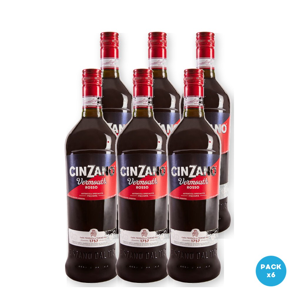 Cinzano – Vermouth Rosso 1L – 6 unidades Cinzano - Vermouth Rosso 1L - 6 unidades