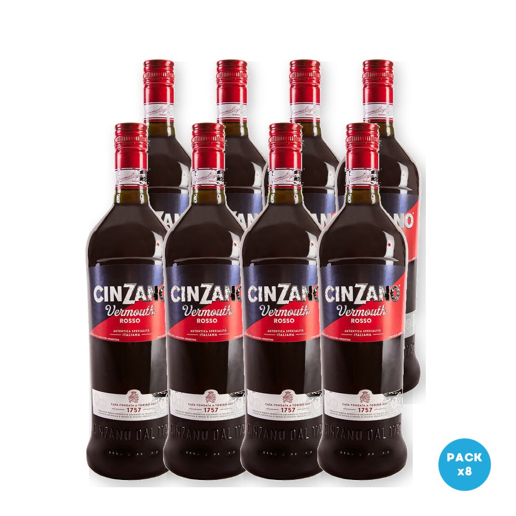Cinzano – Vermouth Rosso 1L – 8 unidades Cinzano - Vermouth Rosso 1L - 8 unidades