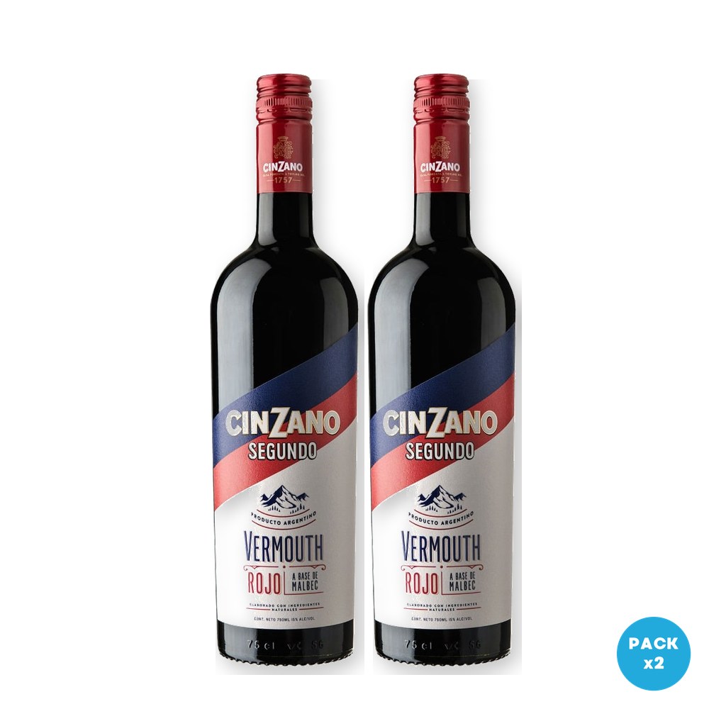 Cinzano – Vermouth Segundo 750ml – 2 unidades Cinzano - Vermouth Segundo 750ml - 2 unidades