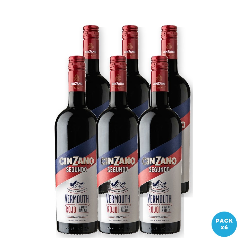 Cinzano – Vermouth Segundo 750ml – 6 unidades Cinzano - Vermouth Segundo 750ml - 6 unidades