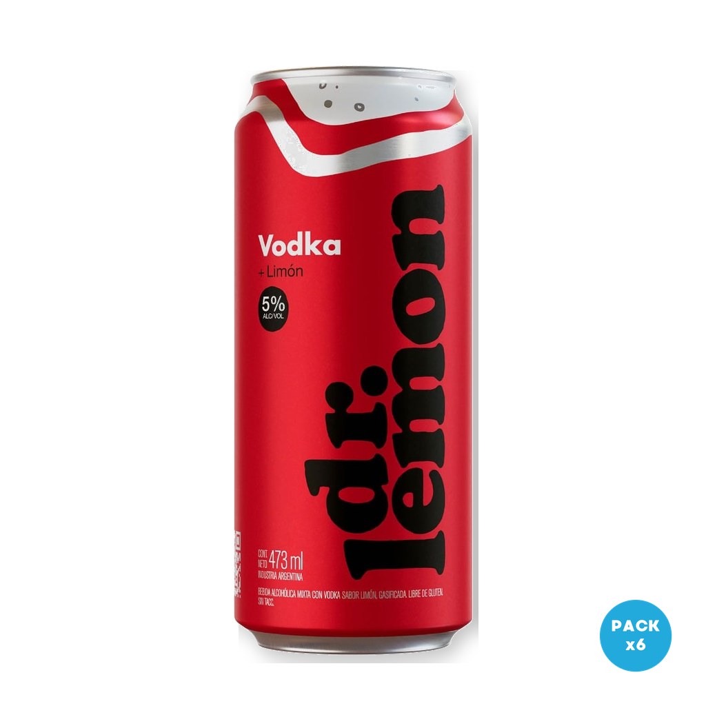 Dr. Lemon - Americano Con Vodka Lata 473ml - 1 Six Pack