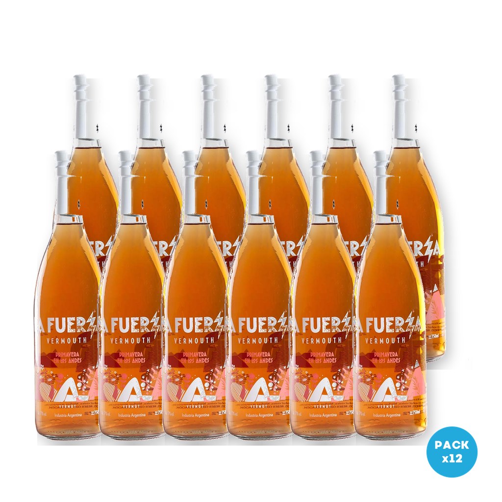 La Fuerza – Vermouth Primavera De Los Andes Sabor Torrontés Y Botánicos 750ml – 12 unidades La Fuerza - Vermouth Primavera De Los Andes Sabor Torrontés Y Botánicos 750ml - 12 unidades