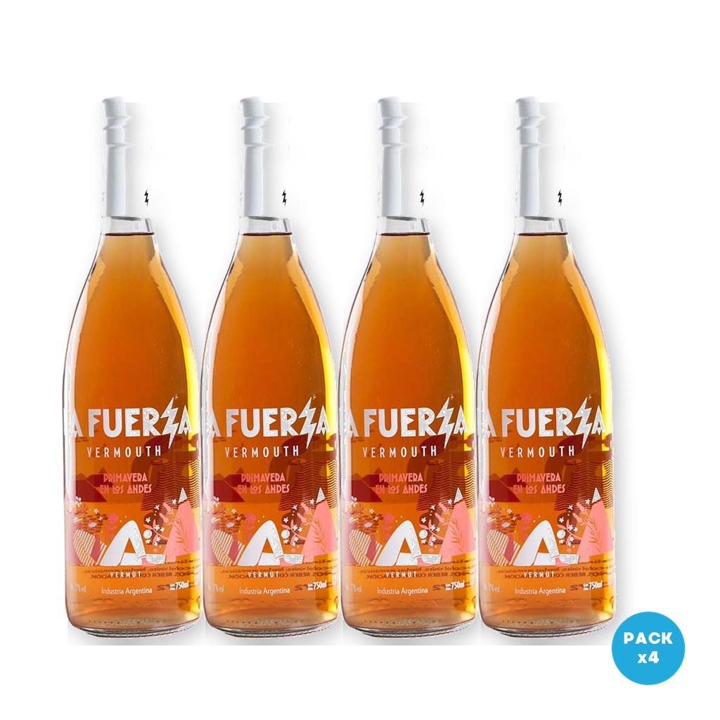 La Fuerza – Vermouth Primavera De Los Andes Sabor Torrontés Y Botánicos 750ml – 4 unidades La Fuerza - Vermouth Primavera De Los Andes Sabor Torrontés Y Botánicos 750ml - 4 unidades