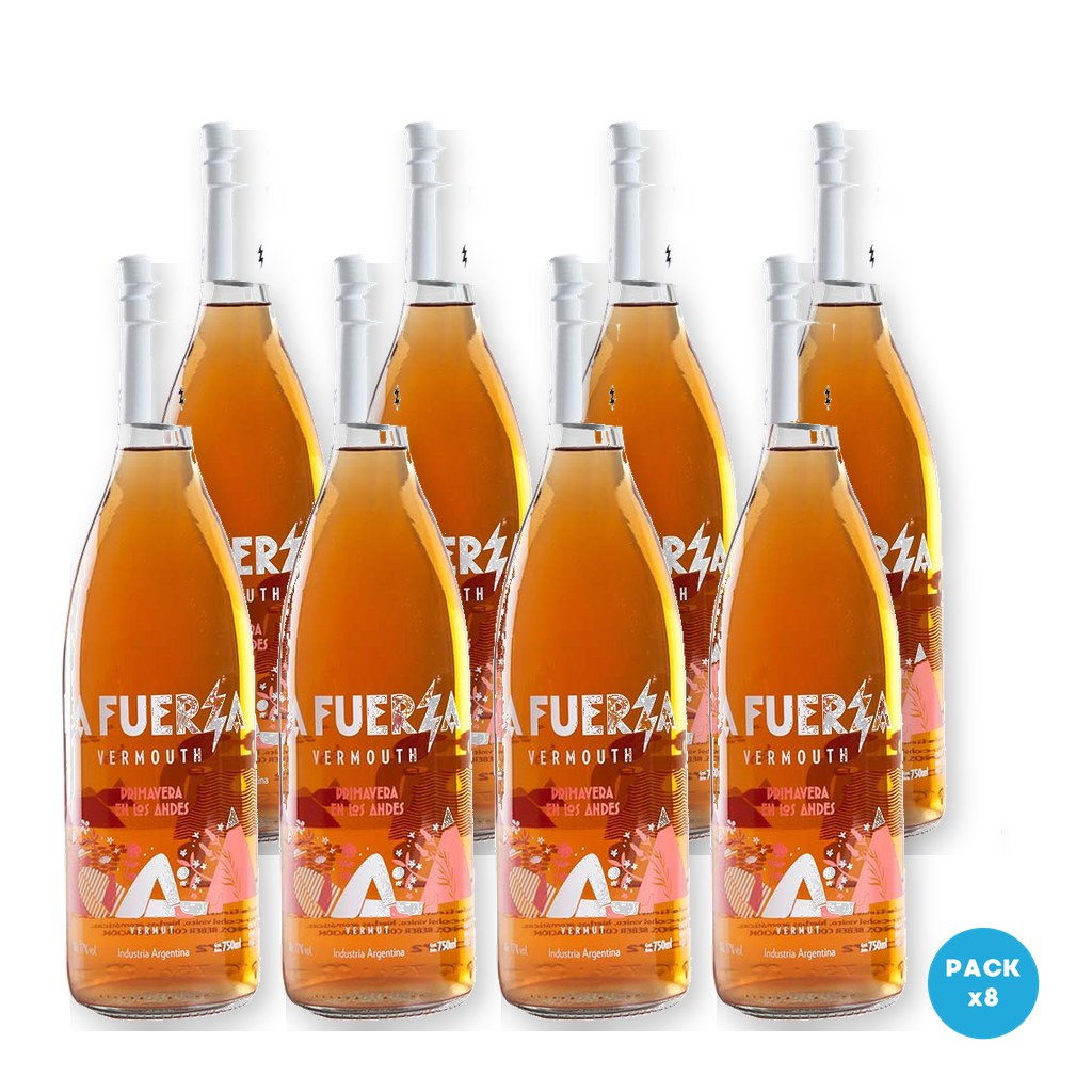 La Fuerza – Vermouth Primavera De Los Andes Sabor Torrontés Y Botánicos 750ml – 8 unidades La Fuerza - Vermouth Primavera De Los Andes Sabor Torrontés Y Botánicos 750ml - 8 unidades