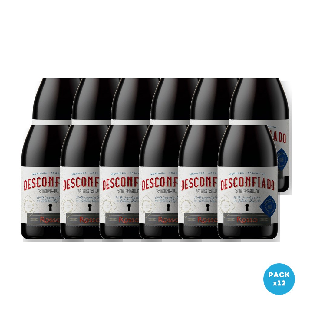 Desconfiado – Vermut Rosso 750ml – 12 unidades Desconfiado - Vermut Rosso 750ml - 12 unidades