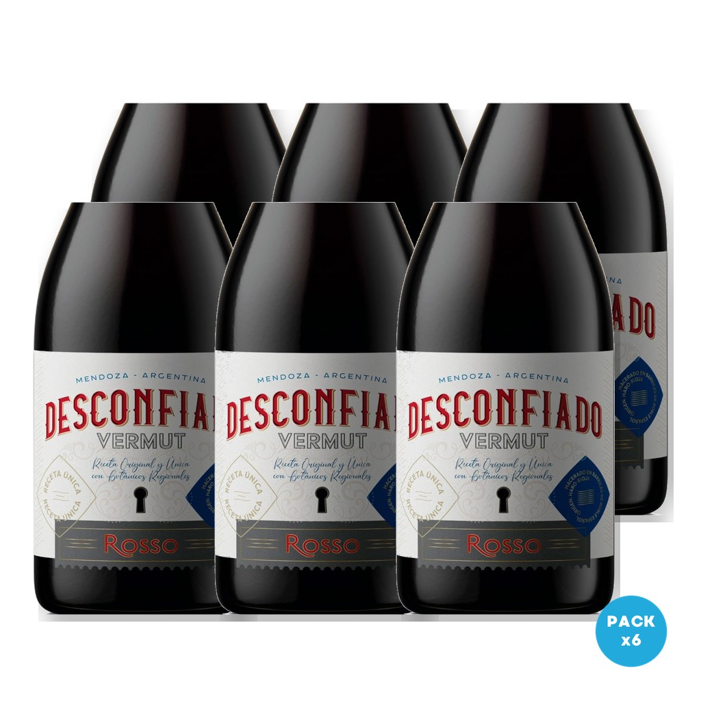 Desconfiado – Vermut Rosso 750ml – 6 unidades Desconfiado - Vermut Rosso 750ml - 6 unidades