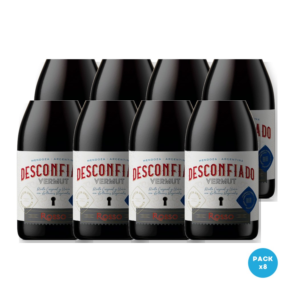 Desconfiado – Vermut Rosso 750ml – 8 unidades Desconfiado - Vermut Rosso 750ml - 8 unidades