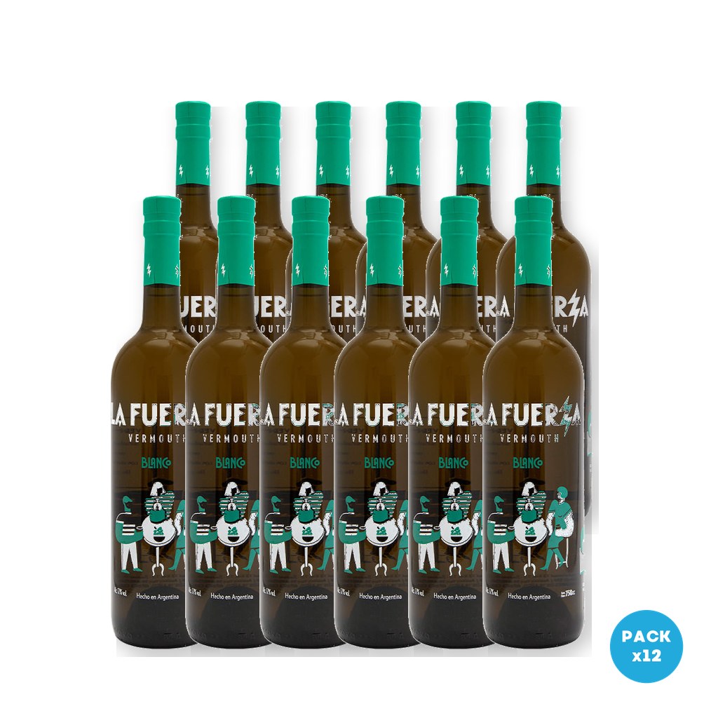 La Fuerza – Vermouth Sabor Blanco 750ml – 12 unidades La Fuerza - Vermouth Sabor Blanco 750ml - 12 unidades