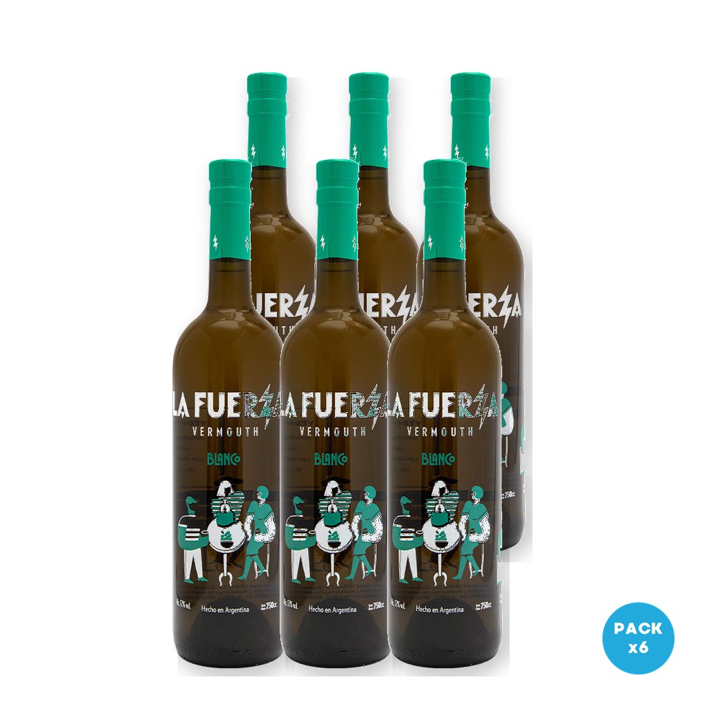 La Fuerza – Vermouth Sabor Blanco 750ml – 6 unidades La Fuerza - Vermouth Sabor Blanco 750ml - 6 unidades