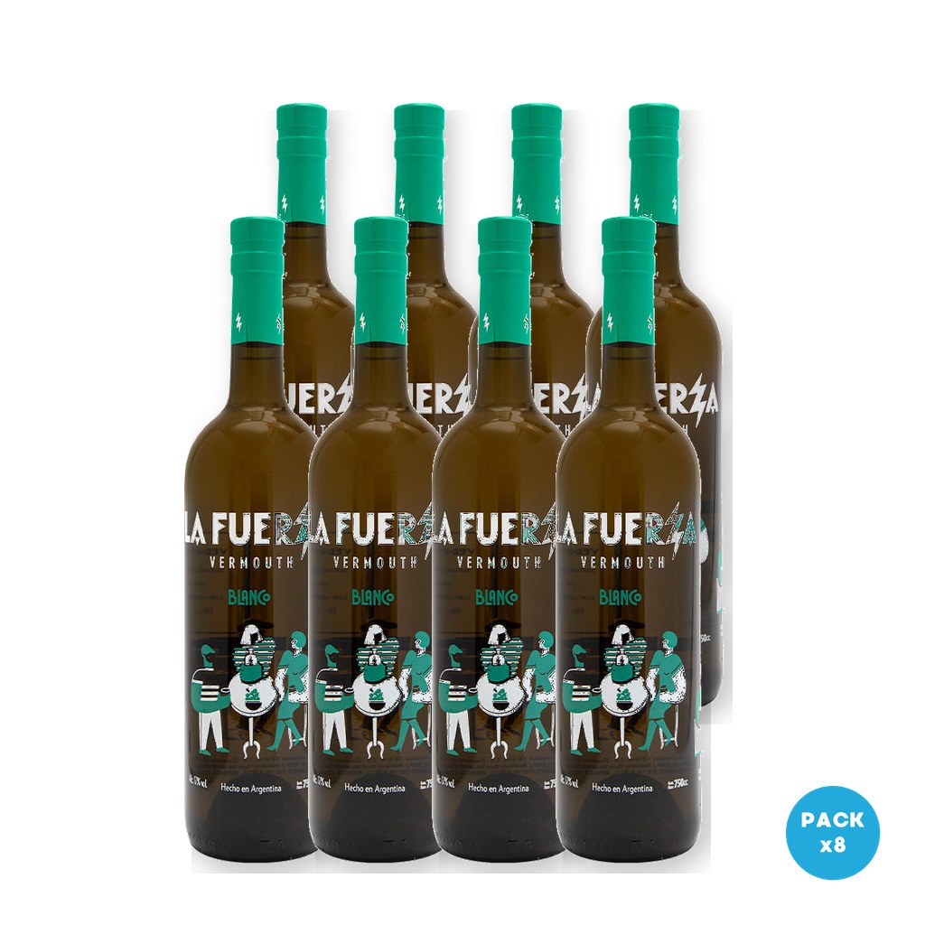 La Fuerza – Vermouth Sabor Blanco 750ml – 8 unidades La Fuerza - Vermouth Sabor Blanco 750ml - 8 unidades