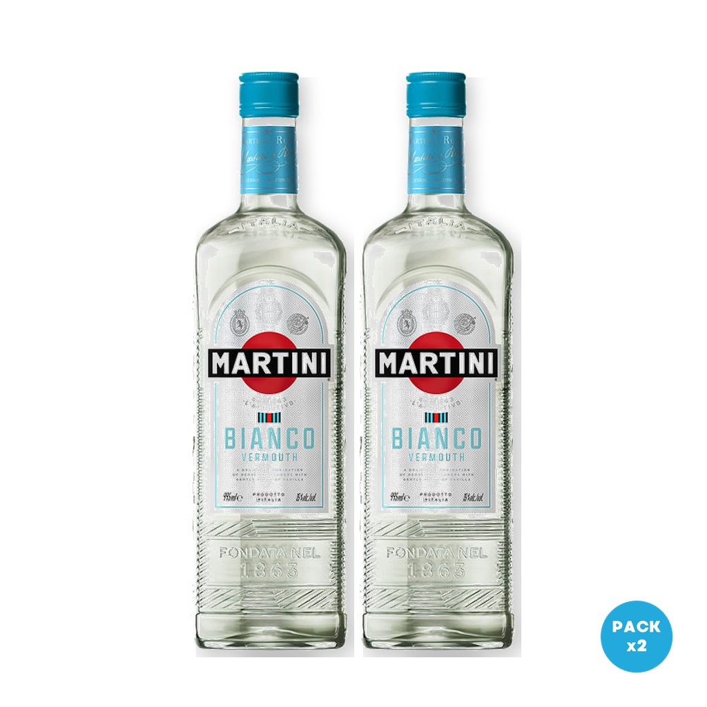Martini – Vermouth Bianco 995ml – 2 unidades Martini - Vermouth Bianco 995ml - 2 unidades